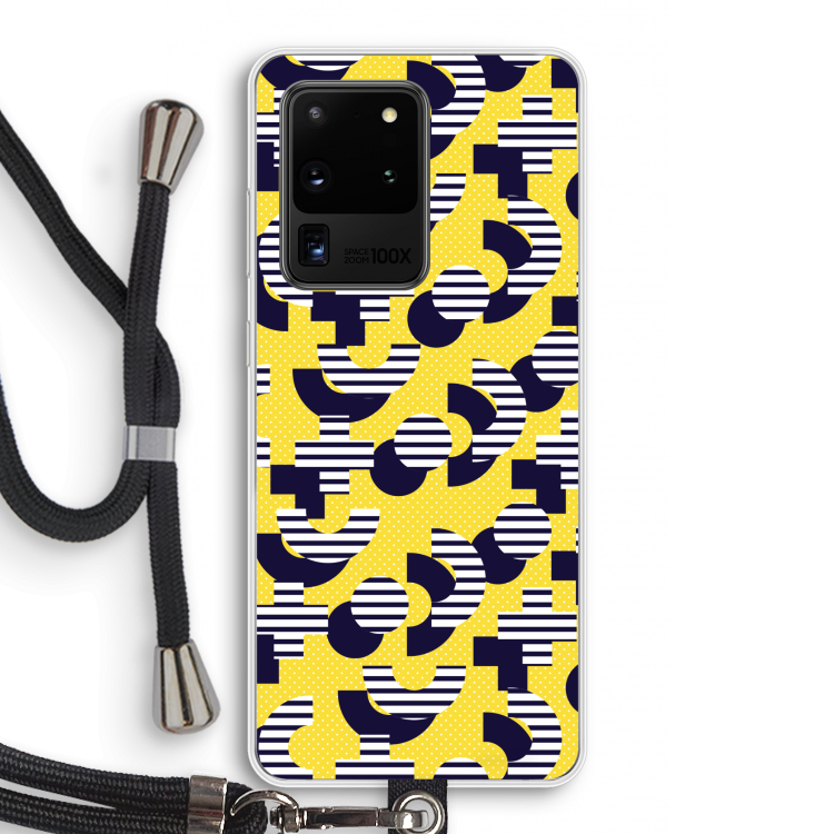 8-bit N°3: Samsung Galaxy S20 Ultra Transparant Hoesje met koord
