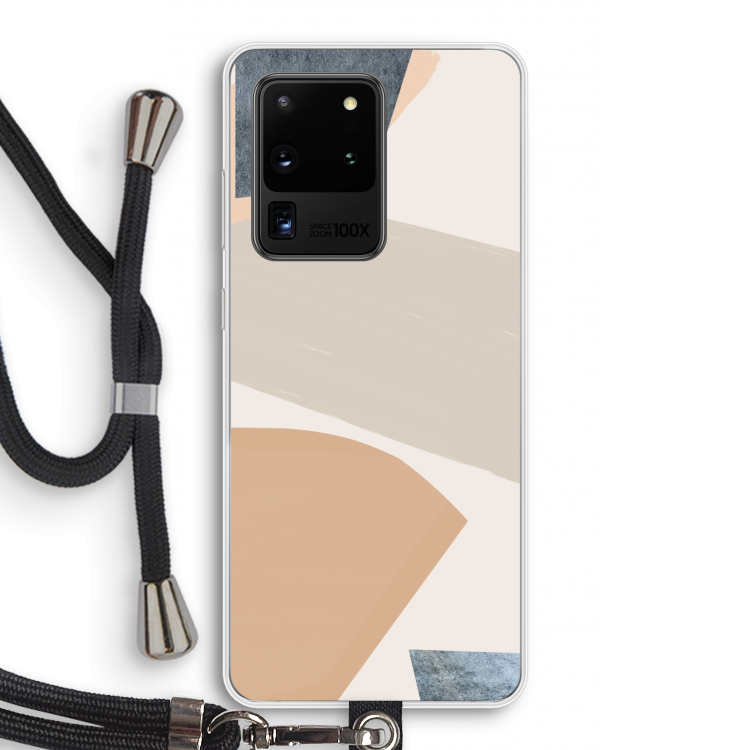 Formo: Samsung Galaxy S20 Ultra Transparant Hoesje met koord
