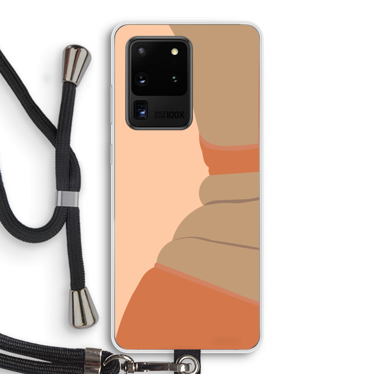 Bikini: Samsung Galaxy S20 Ultra Transparant Hoesje met koord