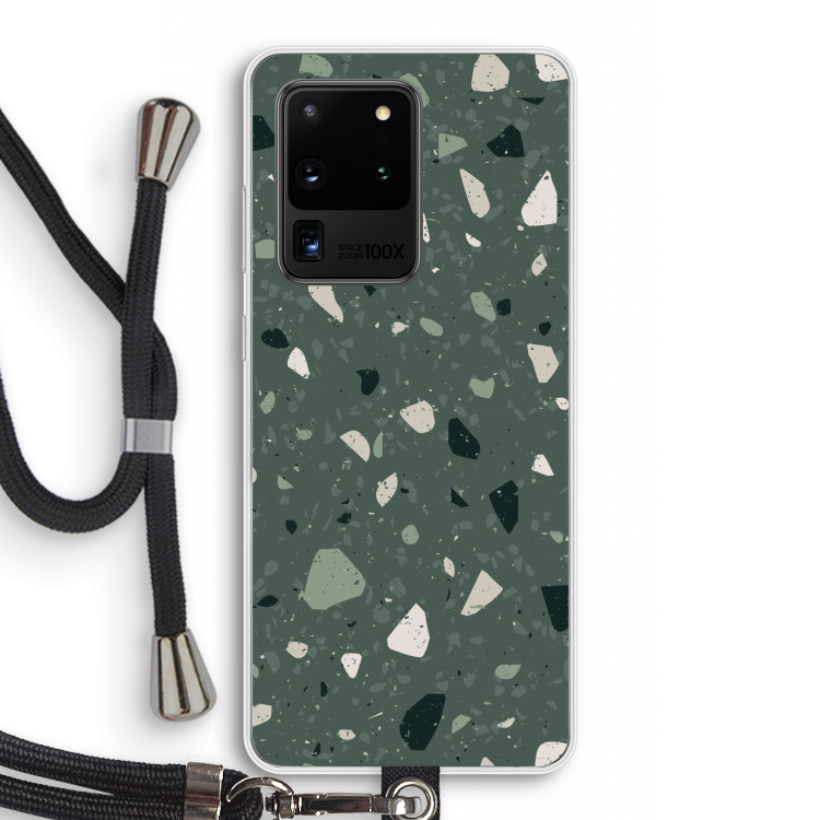 Terrazzo N°19: Samsung Galaxy S20 Ultra Transparant Hoesje met koord