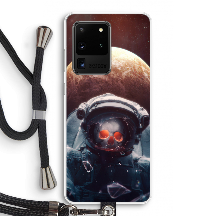 Voyager: Samsung Galaxy S20 Ultra Transparant Hoesje met koord