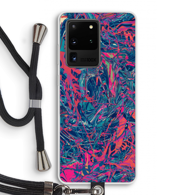 Sleeping Dreams: Samsung Galaxy S20 Ultra Transparant Hoesje met koord