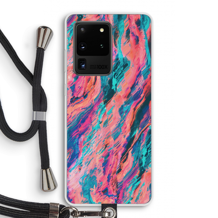 Electric Times: Samsung Galaxy S20 Ultra Transparant Hoesje met koord