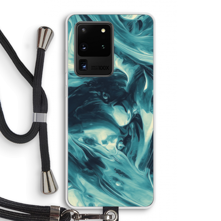 Dreaming About Whales: Samsung Galaxy S20 Ultra Transparant Hoesje met koord