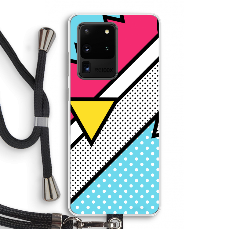 Pop Art #3: Samsung Galaxy S20 Ultra Transparant Hoesje met koord