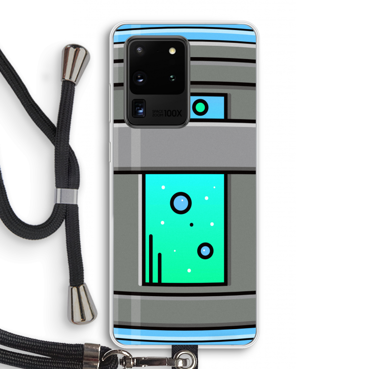 Chug Bottle: Samsung Galaxy S20 Ultra Transparant Hoesje met koord