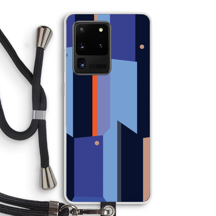 Gestalte 3: Samsung Galaxy S20 Ultra Transparant Hoesje met koord