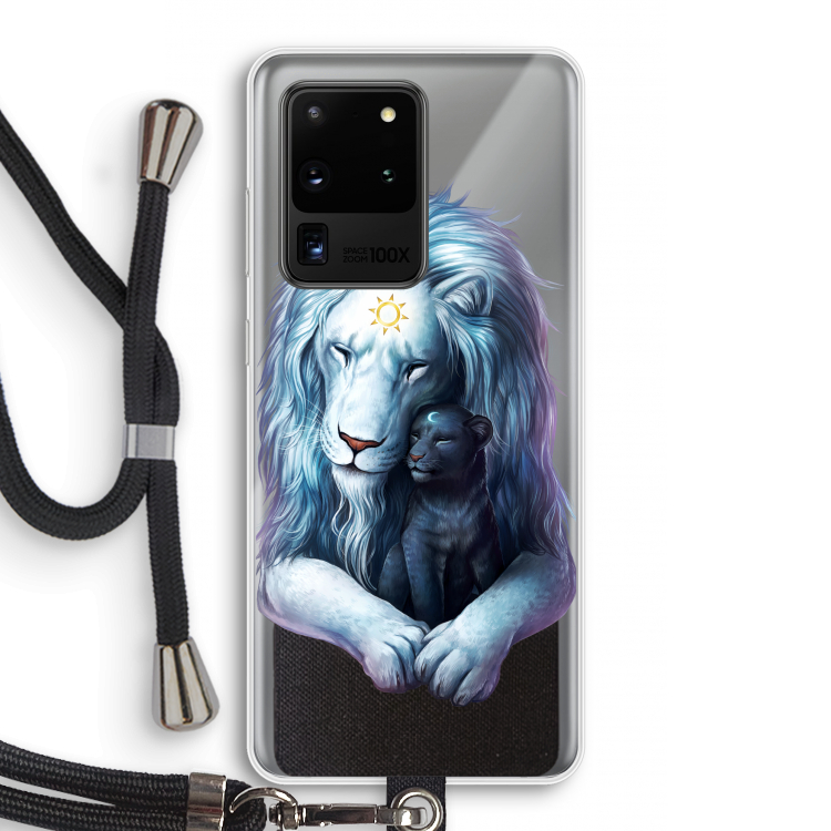Child Of Light: Samsung Galaxy S20 Ultra Transparant Hoesje met koord