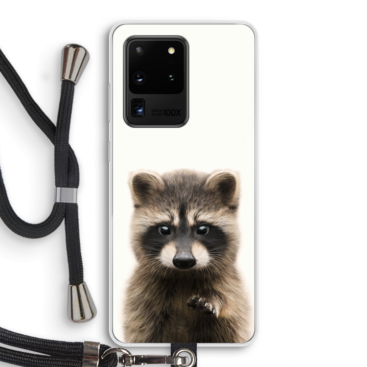 Rocco: Samsung Galaxy S20 Ultra Transparant Hoesje met koord