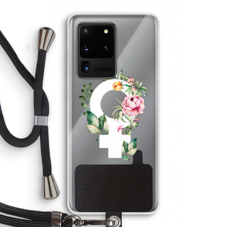 Venus: Samsung Galaxy S20 Ultra Transparant Hoesje met koord