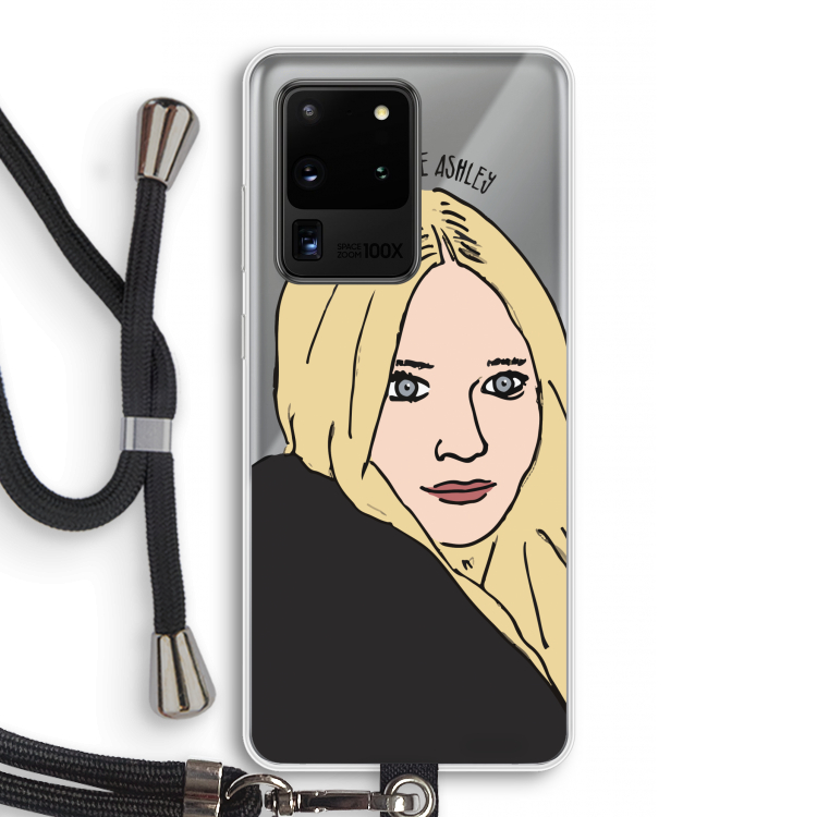 Ashley: Samsung Galaxy S20 Ultra Transparant Hoesje met koord