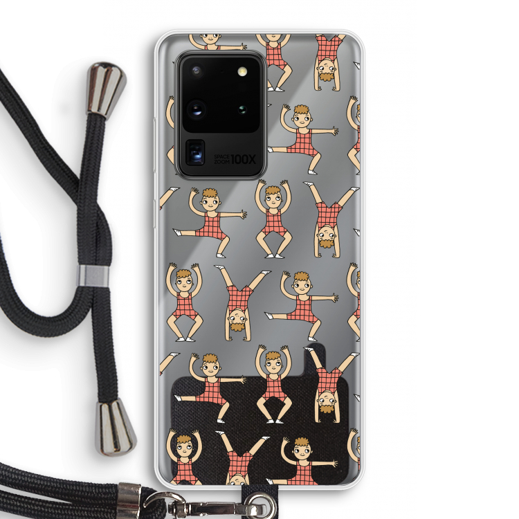 Gymboys: Samsung Galaxy S20 Ultra Transparant Hoesje met koord