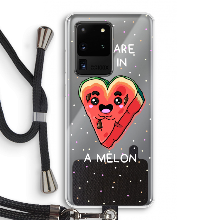 One In A Melon: Samsung Galaxy S20 Ultra Transparant Hoesje met koord