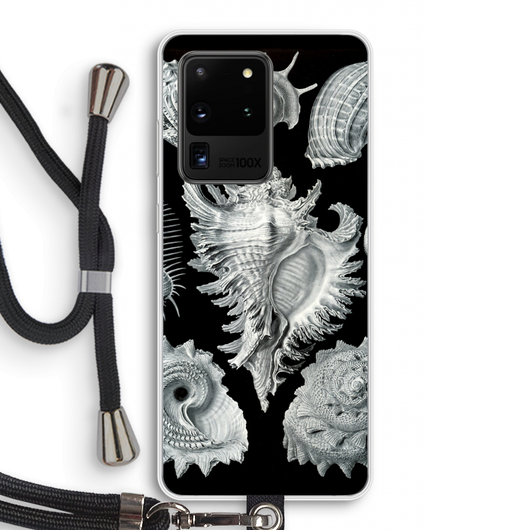 Haeckel Prosobranchia: Samsung Galaxy S20 Ultra Transparant Hoesje met koord