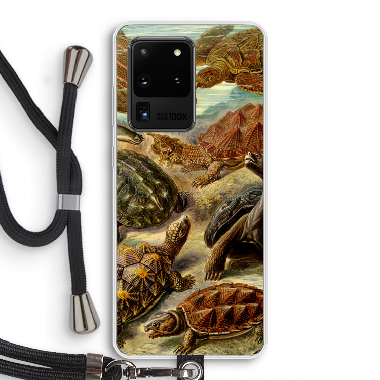Haeckel Chelonia: Samsung Galaxy S20 Ultra Transparant Hoesje met koord