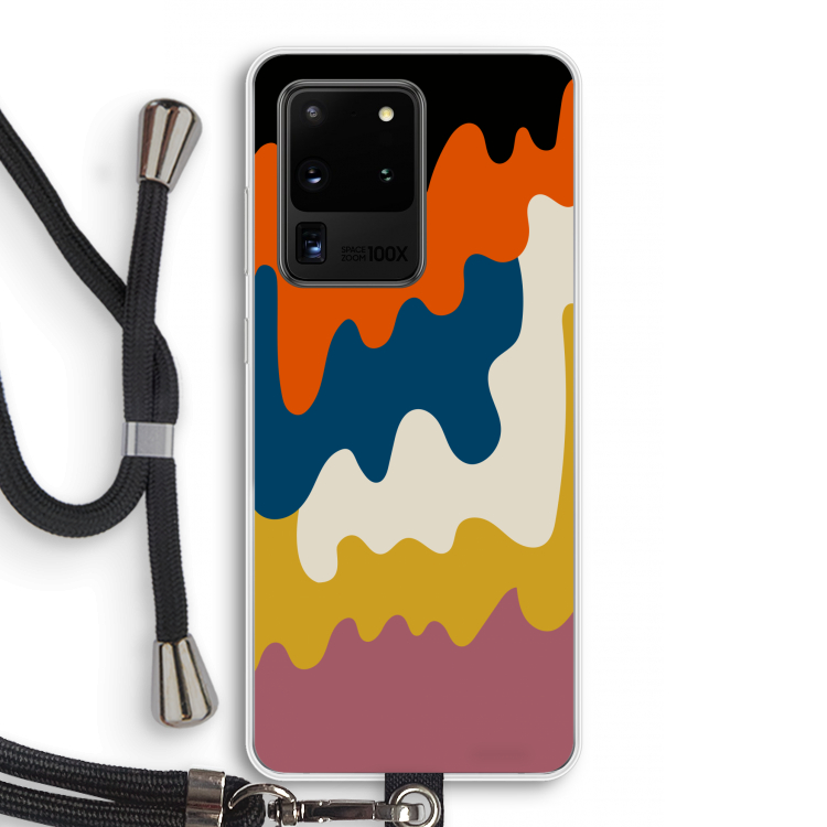 Baar A: Samsung Galaxy S20 Ultra Transparant Hoesje met koord