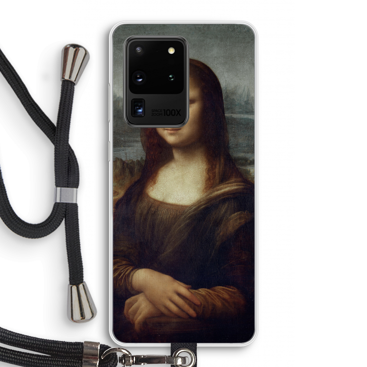 Mona Lisa: Samsung Galaxy S20 Ultra Transparant Hoesje met koord