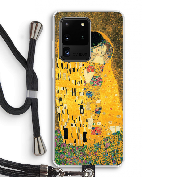 Der Kuss: Samsung Galaxy S20 Ultra Transparant Hoesje met koord