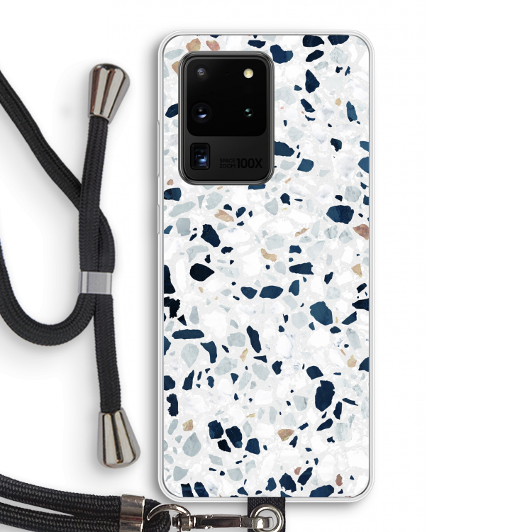 Terrazzo N°1: Samsung Galaxy S20 Ultra Transparant Hoesje met koord