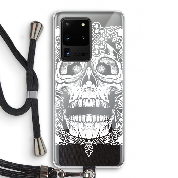 Seek & Destroy: Samsung Galaxy S20 Ultra Transparant Hoesje met koord