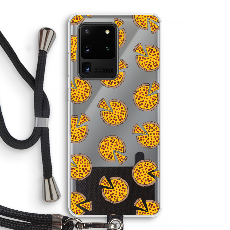 You Had Me At Pizza: Samsung Galaxy S20 Ultra Transparant Hoesje met koord