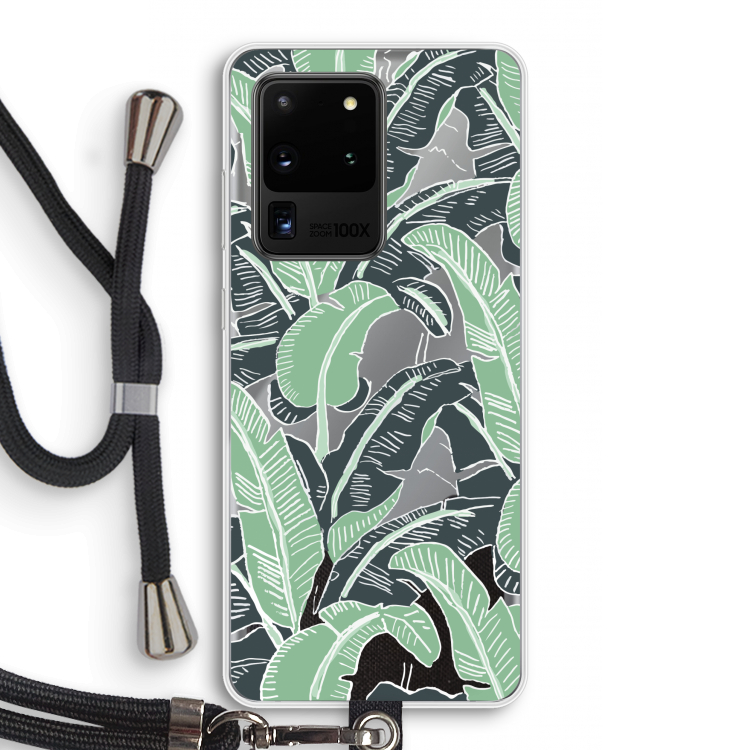 This Sh*t Is Bananas: Samsung Galaxy S20 Ultra Transparant Hoesje met koord
