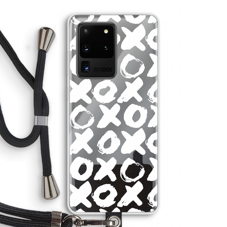XOXO: Samsung Galaxy S20 Ultra Transparant Hoesje met koord