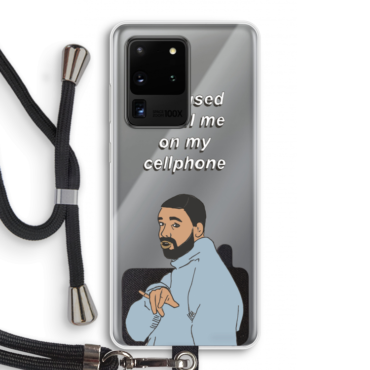 Hotline bling: Samsung Galaxy S20 Ultra Transparant Hoesje met koord