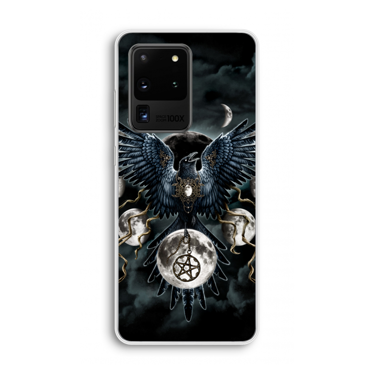 Sinister Wings: Samsung Galaxy S20 Ultra Transparant Hoesje