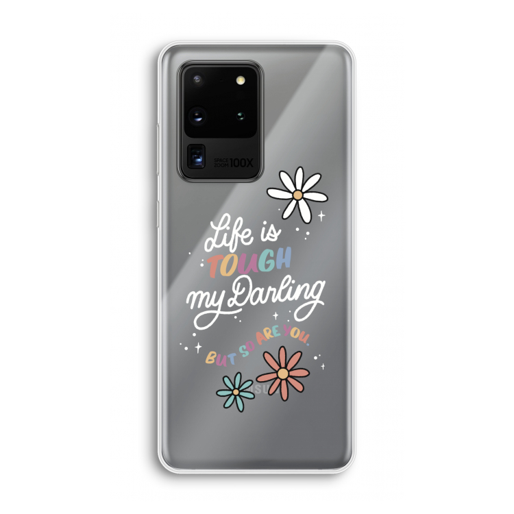 Tough Life: Samsung Galaxy S20 Ultra Transparant Hoesje