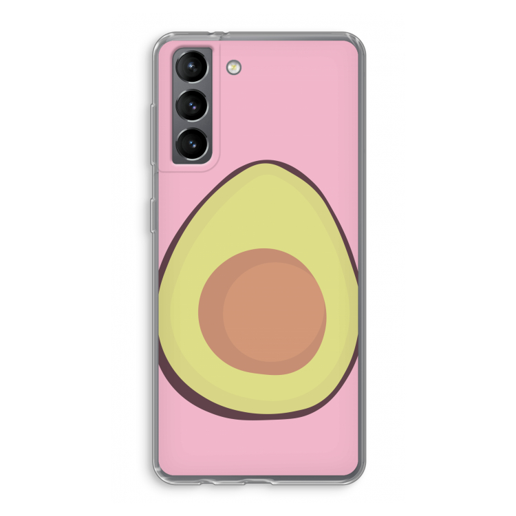 Avocado: Samsung Galaxy S21 Transparant Hoesje