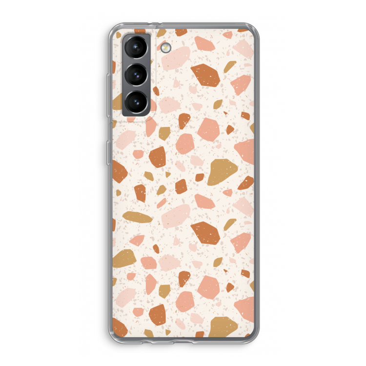 Terrazzo N°18: Samsung Galaxy S21 Transparant Hoesje