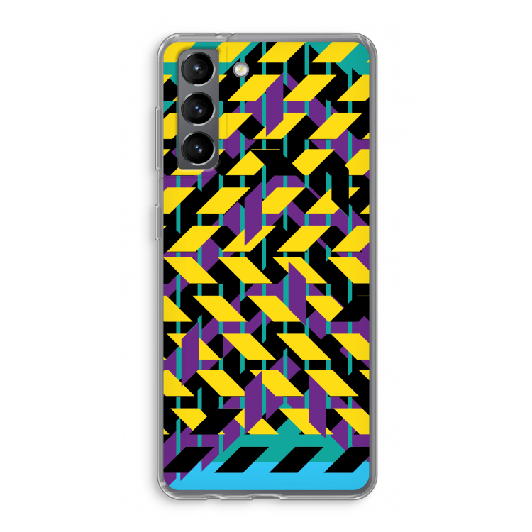 Skew Bee 3: Samsung Galaxy S21 Transparant Hoesje