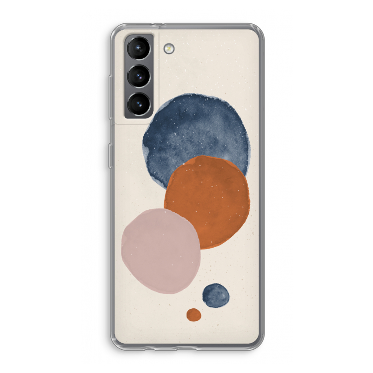Geo #4: Samsung Galaxy S21 Transparant Hoesje