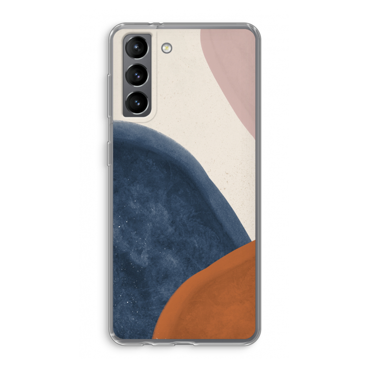 Geo #1: Samsung Galaxy S21 Transparant Hoesje