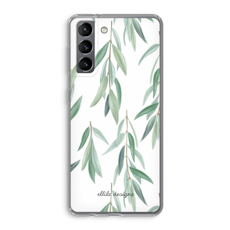 Branch up your life: Samsung Galaxy S21 Transparant Hoesje