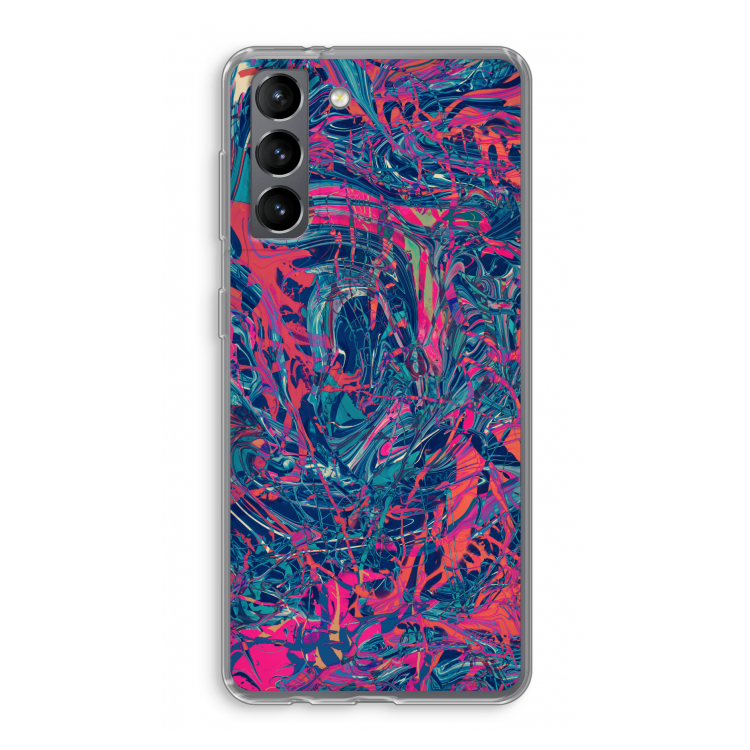 Sleeping Dreams: Samsung Galaxy S21 Transparant Hoesje