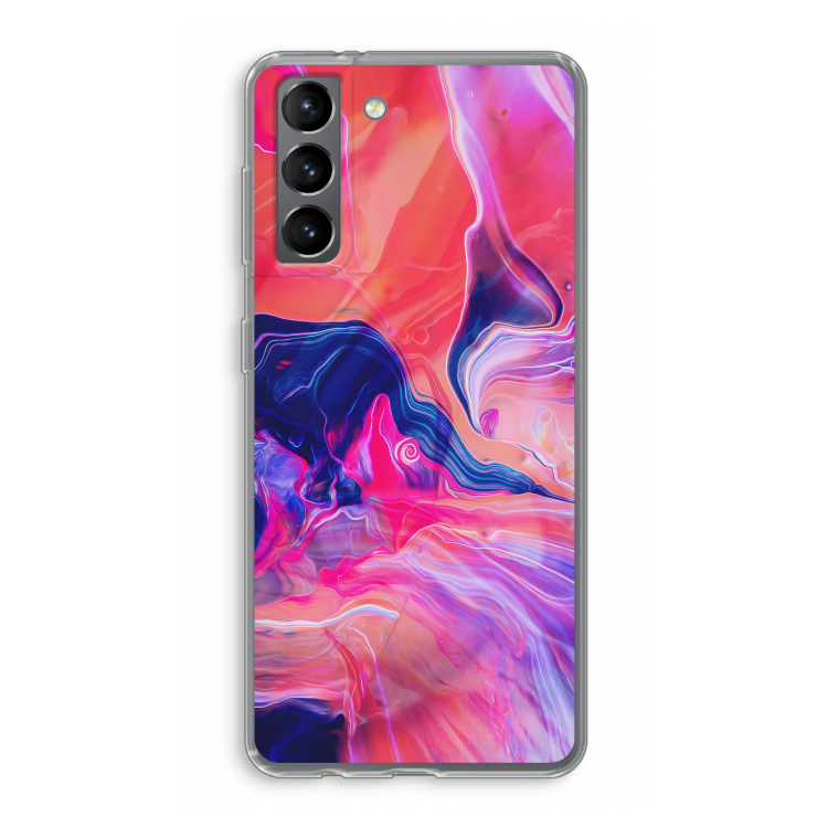 Earth And Ocean: Samsung Galaxy S21 Transparant Hoesje