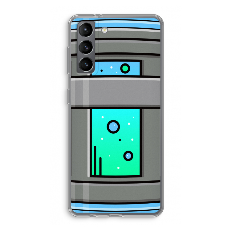 Chug Bottle: Samsung Galaxy S21 Transparant Hoesje