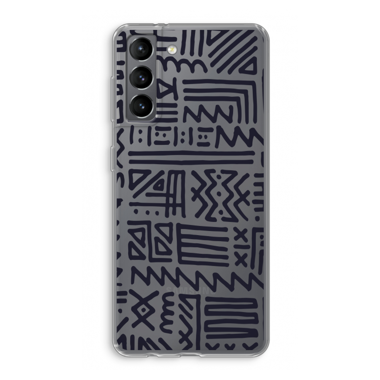 Marrakech print: Samsung Galaxy S21 Transparant Hoesje