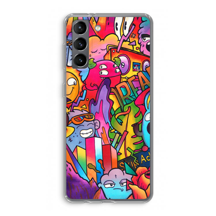 Dreams: Samsung Galaxy S21 Transparant Hoesje