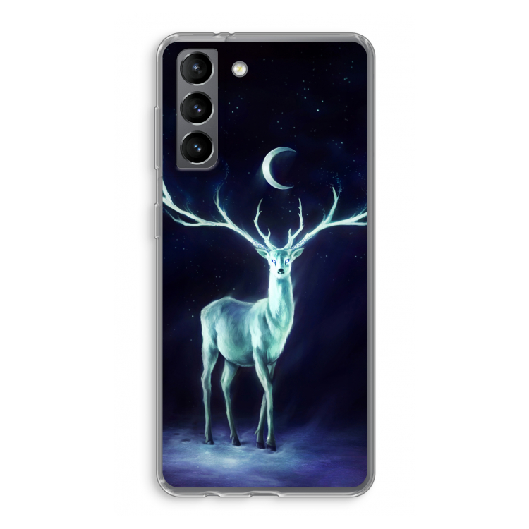 Nightbringer: Samsung Galaxy S21 Transparant Hoesje