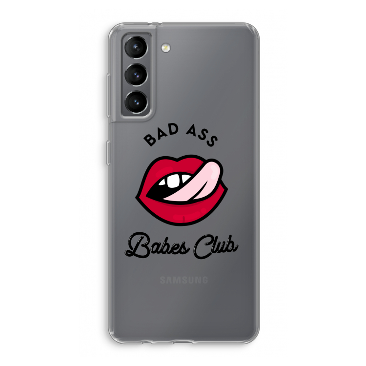 Badass Babes Club: Samsung Galaxy S21 Transparant Hoesje