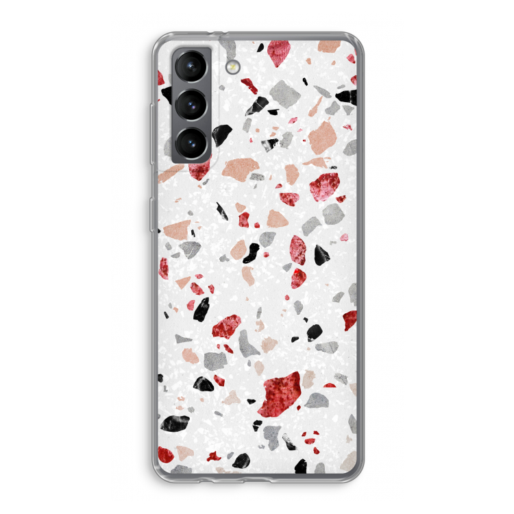 Terrazzo N°12: Samsung Galaxy S21 Transparant Hoesje