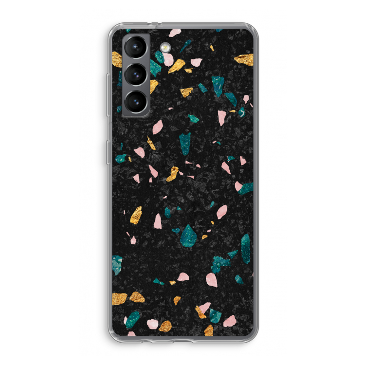 Terrazzo N°10: Samsung Galaxy S21 Transparant Hoesje