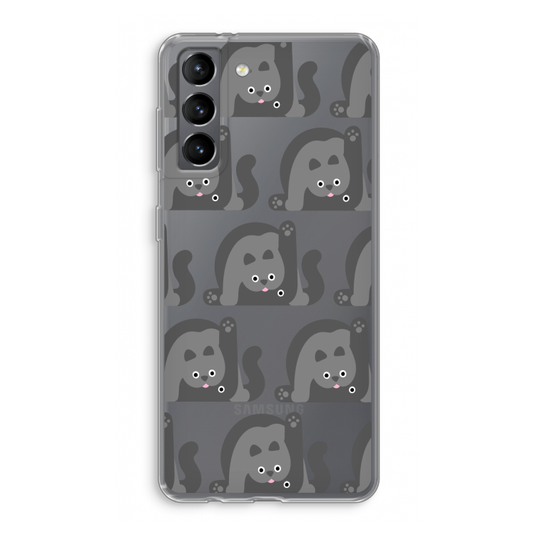 Cats: Samsung Galaxy S21 Transparant Hoesje