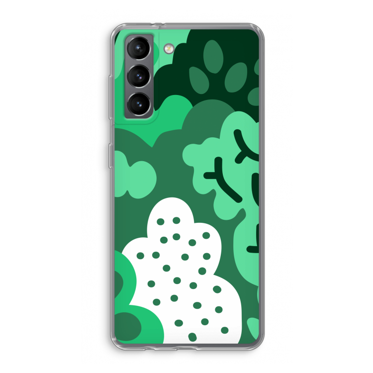Bushes: Samsung Galaxy S21 Transparant Hoesje