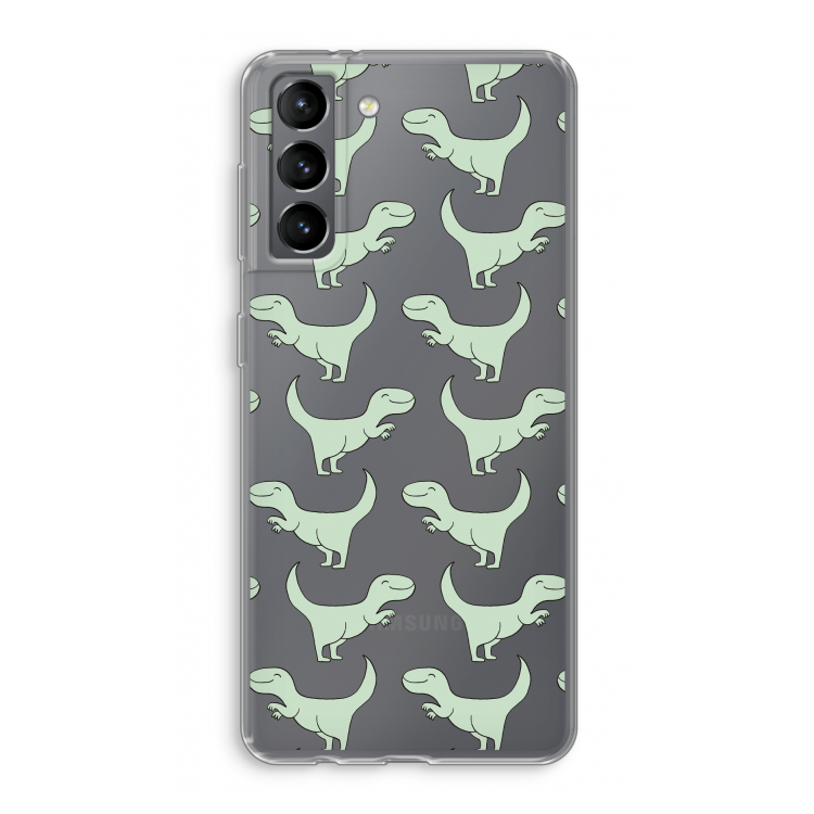 Dinos: Samsung Galaxy S21 Transparant Hoesje