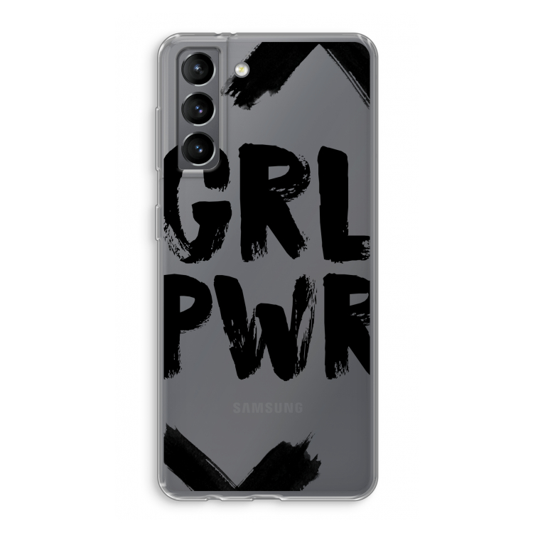 Girl Power #2: Samsung Galaxy S21 Transparant Hoesje