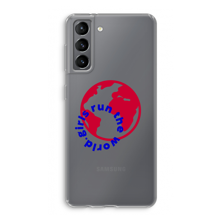 Run The World: Samsung Galaxy S21 Transparant Hoesje